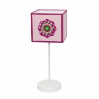 Distribuidor - Lâmpadas Diversas | Sobre Mesas Infantil | SOBREMESA PETALO 1XE14 ROSA Ref: 117271000